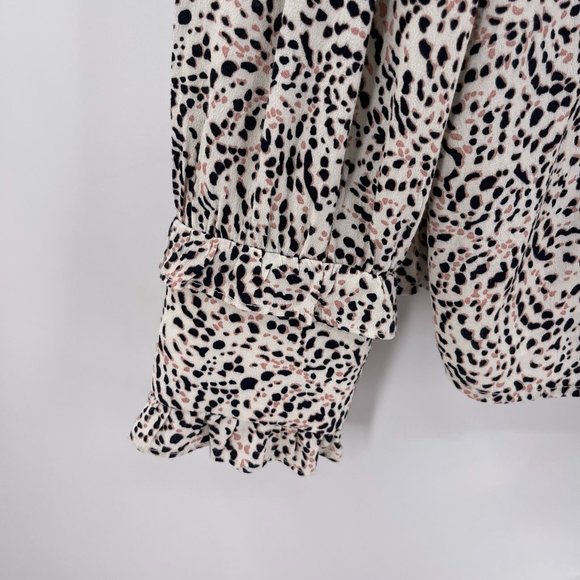 ba&sh Black and White Patterned Blouse - Picture 6 of 10